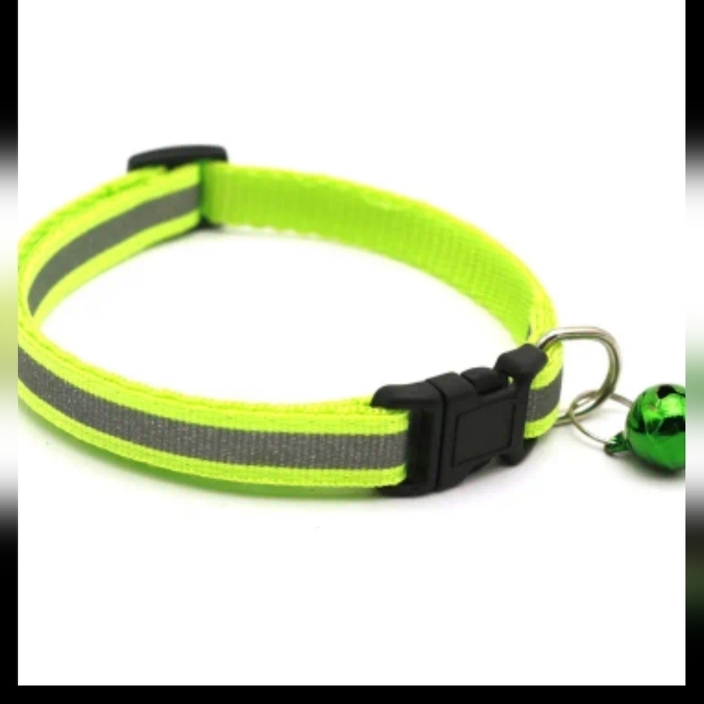 New Neon cat collar with bell pet collar
